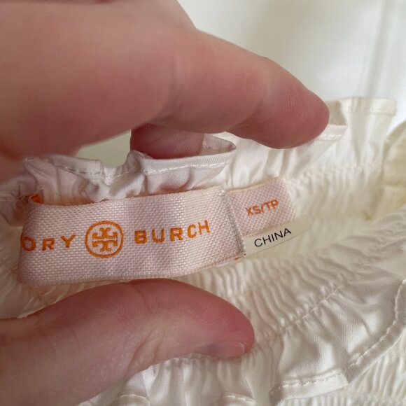 Tory Burch Floral Embroidered Dress - Picture 2 of 2